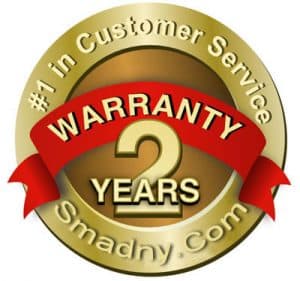 Smadny 2-Year Repair Warranty badge