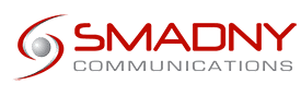 Smadny Communications Inc Logo side Translucent Buffer 275x88