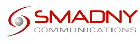 Smadny Communications Inc Logo side Translucent Buffer 275x88